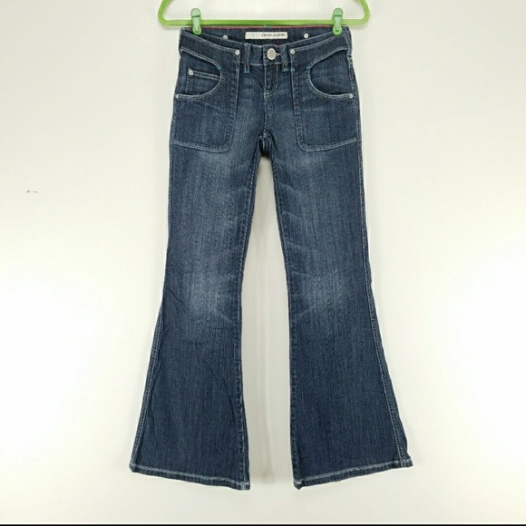Dkny Denim - DKNY Jeans Size 25 Flare Leg Blue